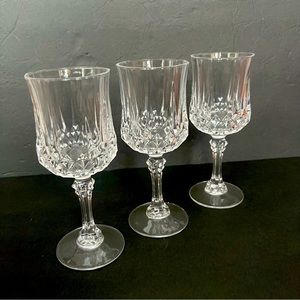 Set of 3 Crystal Wine Glasses 6,5” d’Argues